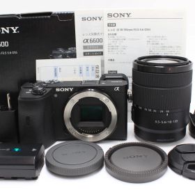 8391ショット！SONY(ソニー) ミラーレス一眼 α6600M 高倍率ズームレンズキット E 18-135mm F3.5-5.6 OSS SEL18135 ブラック ILCE-6600M