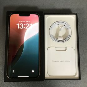 美品 国内版 SIMフリー iPhone13 Pro Max 128GB ゴールド色