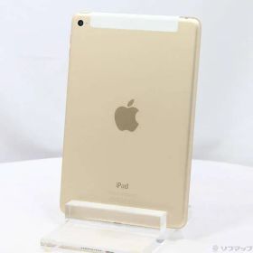 〔中古品〕 iPad mini 4 64GB ゴールド MK752J／A SIMフリー【349】