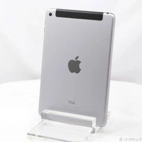 〔中古品〕 iPad mini 4 128GB スペースグレイ MK762J／A SoftBank【262】