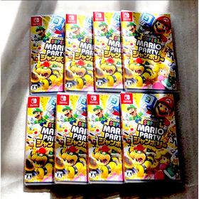 Switch スーパー マリオパーティ ジャンボリー シュリンク付き 8枚セット(家庭用ゲームソフト)