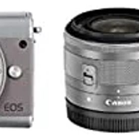 【中古】(非常に良い)Canon ミラーレス一眼カメラ EOS M100 ダブルレンズキット (グレー) EOSM100GY-WLK
