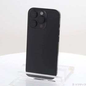 〔中古品〕 iPhone16 Pro 256GB ブラックチタニウム MYN03J／A SIMフリー【258】