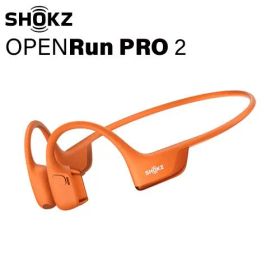 SHOKZ 新世代ワイヤレス骨伝導イヤホン OpenRunPRO2 オレンジ SKZ-EP-000031