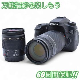 美品 Canon EOS 70D Wi-Fi搭載 Wレンズキット #9017