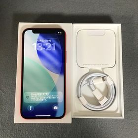 超美品 国内版 SIMフリー iPhone12 mini 64GB レッド色