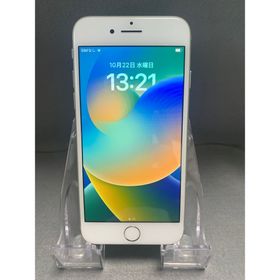 アップル(Apple)の美品 国内版 SIMフリー iPhone8 64GB シルバー色(スマートフォン本体)