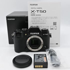 ★美品★FUJIFILM X-T50 ボディ ブラック ショット数 3200回