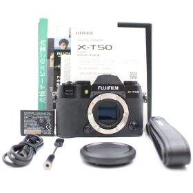 ■シャッター数7792枚！極上品■ FUJIFILM X-T50 ボディ ブラック ミラーレス一眼カメラ 富士フィルム