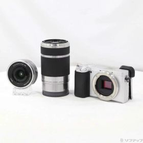 【中古】SONY(ソニー) α6400 ILCE-6400Y ダブルズームレンズキット シルバー 【348-ud】
