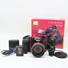 ★美品★Nikon デジタルカメラ COOLPIX B700 光学60倍ズーム2029万画素 レッド