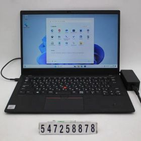 Lenovo ThinkPad X1 Carbon 8th Gen Core i7 10510U 1.8GHz/16GB/512GB(SSD)/14W/FHD(1920x1080)/Win11 【547258878】