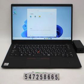 Lenovo ThinkPad X1 Carbon 8th Gen Core i7 10510U 1.8GHz/16GB/512GB(SSD)/14W/FHD(1920x1080)/Win11 【547258665】