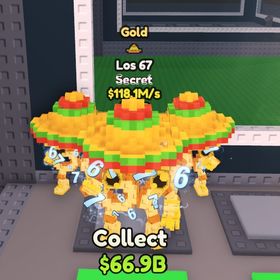 【ブレインロットを盗む】Los 67 ゴールド | ロブロックス(ROBLOX)のアカウントデータ、RMTの販売・買取一覧