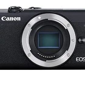 【中古】(非常に良い)Canon ミラーレス一眼カメラ EOS M200 ボディー ブラック EOSM200BK-BODY