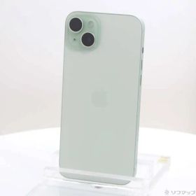 〔中古品〕 iPhone15 Plus 128GB グリーン MU0E3J／A SIMフリー【258】