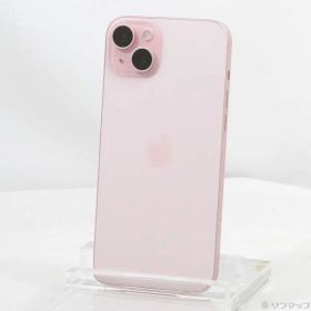 〔中古品〕 iPhone15 Plus 256GB ピンク MU0H3J／A SIMフリー【258】