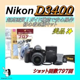 11/16まで！美品 S回数少⭐️超高画質⭐Nikon D3400初心者完全セット