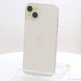 〔中古〕Apple(アップル) iPhone15 Plus 128GB イエロー MU0A3J／A SIMフリー〔368-ud〕