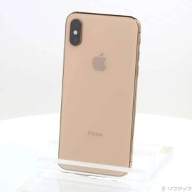 〔中古品〕 iPhoneXS 64GB ゴールド MTAY2J／A SIMフリー【247】
