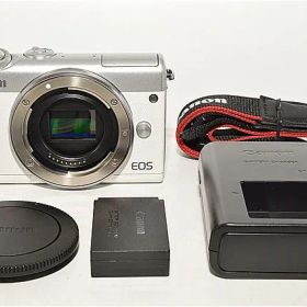 【特上品】 Canon キヤノン EOS M100 ボディー ホワイト EOSM100WH-BODY ＃8534