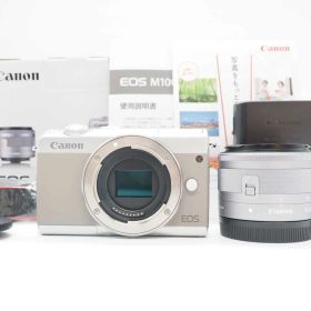 キャノン Canon EOS M100 24.2MP Digital Camera Gray EF-M 15-45mm 元箱 [新品同様] #Z5515A