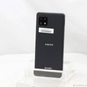 〔中古品〕 AQUOS sense6 128GB ブラック SH-M19 SIMフリー【349】