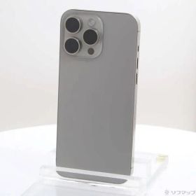 〔中古品〕 iPhone15 Pro Max 512GB ナチュラルチタニウム MU6W3J／A SIMフリー【368】