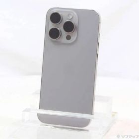 〔中古品〕 iPhone15 Pro 256GB ナチュラルチタニウム MTUF3J／A SIMフリー【276】