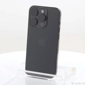 〔中古品〕 iPhone15 Pro 512GB ブラックチタニウム MTUH3J／A SIMフリー【305】