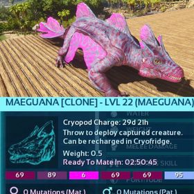 公式pve カラーメイグアナ🩷クローン | ARK Survival Evolvedのアカウントデータ、RMTの販売・買取一覧