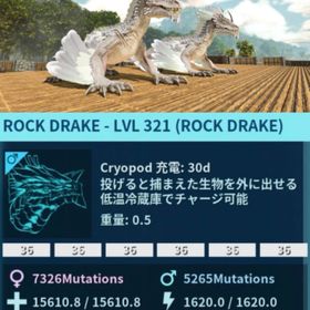 公式pve 36統一🌟ロックドレイク成体オリジナル インプリ100% | ARK Survival Evolvedのアカウントデータ、RMTの販売・買取一覧