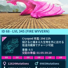 公式pve 68統一ファイアワイバーン クローン | ARK Survival Evolvedのアカウントデータ、RMTの販売・買取一覧