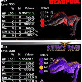 公式pve 最新🌟値下げ🍎ステータス個体レックス受精卵🥚 | ARK Survival Evolvedのアカウントデータ、RMTの販売・買取一覧