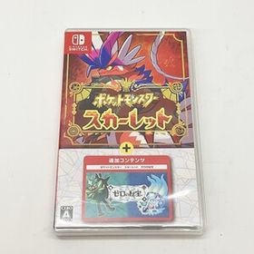 〇〇 Nintendo ニンテンドウ ポケットモンスター スカーレット+ゼロの秘宝 switch ゲームソフト やや傷や汚れあり