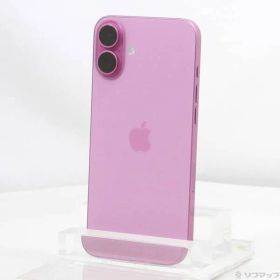〔中古品〕 iPhone16 Plus 128GB ピンク 3N345J／A SIMフリー【344】