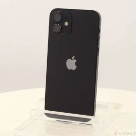 〔中古品〕 iPhone12 64GB ブラック MGHN3J／A SIMフリー【368】