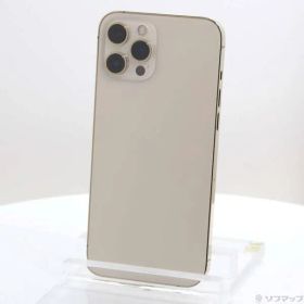 〔中古品〕 iPhone12 Pro Max 256GB ゴールド MGD13J／A SIMフリー【368】