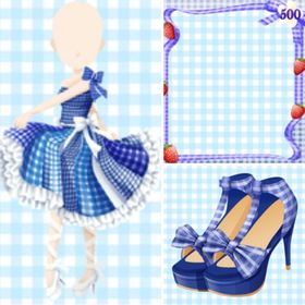 Ameba ガルショ ギンガムチェックボーテ 3点セット | ガルショのアカウントデータ、RMTの販売・買取一覧