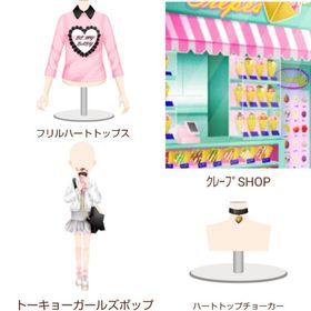 Ameba ガルショ クレープＳＨＯＰ 4点セット | ガルショのアカウントデータ、RMTの販売・買取一覧