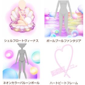 最終価格 Ameba ガルショ シェルフフロートヴィーナス 4点セット | ガルショのアカウントデータ、RMTの販売・買取一覧