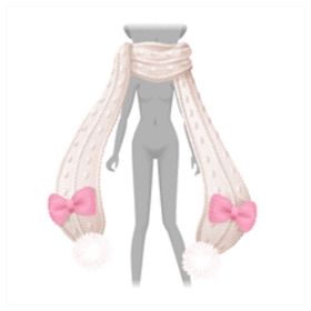 ガルショ GREE【ビッグニットリボンマフラー】 | ガルショのアイテム、RMTの販売・買取一覧