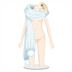 ガルショ GREE【ぬくぬくうさたんマフラー】 | ガルショのアイテム、RMTの販売・買取一覧