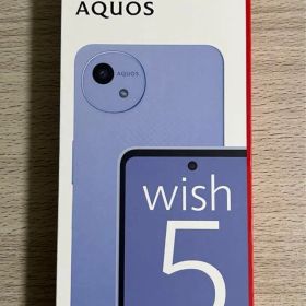 新品未使用 AQUOS wish5 SH-52Fミソラ（青系）
