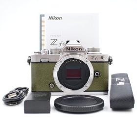 シャッター数2129枚 Nikon Z fc ボディ オリーブグリーン プレミアムエクステリア張替済み シルバー ミラーレス一眼カメラ ニコン