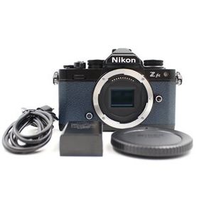 シャッター数3458枚 Nikon Z fc ボディ インディゴブルー ブラック プレミアムエクステリア張り替えモデル ニコン