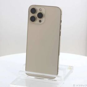 〔中古品〕 iPhone13 Pro Max 128GB ゴールド MLJ63J／A SIMフリー【371】