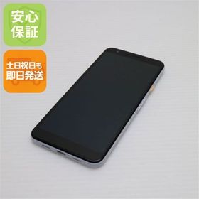 安心保証 新品同様 Google Pixel 3a クリアリーホワイト 本体 白ロム