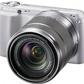 【中古】(非常に良い)ソニー SONY ミラーレス一眼レフα NEX-C3 ズームレンズキット シルバー NEX-C3K/S