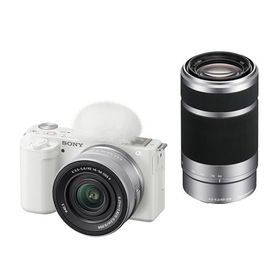 デジタル一眼カメラ α VLOGCAM ZV-E10 ダブルズームレンズキット ホワイト 取り寄せ商品
